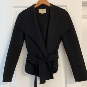 Great condition wool cropped wrap jacket